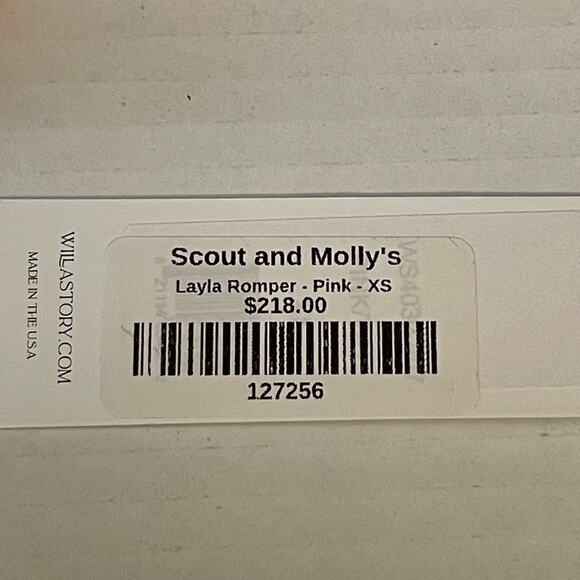 Willa Story Reddish Pink Feminine Coastal Grandma Layla Romper NWT Size XS - Picture 11 of 16